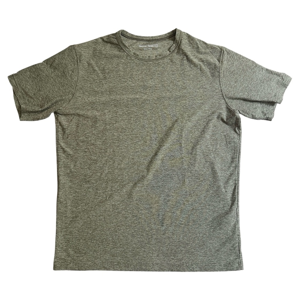 Outdoor Voices Olive Green Men's T-Shirt, Size Large